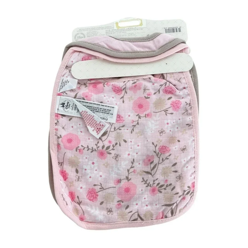 Disney Store Disney Baby Winnie The Pooh Piglet Tigger Pink Bib Set